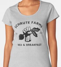 Camiseta premium de cuello ancho Schrute Farms