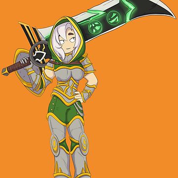 Riven Dragon Blade Sticker for Sale by Dami10