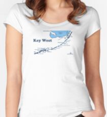 Key West. Women's Fitted Scoop T-Shirt