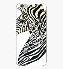 Ehlers Danlos Syndrome Zebra iPhone Case