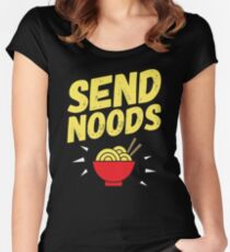 Send Noods Ramen Noodles Women's Fitted Scoop T-Shirt