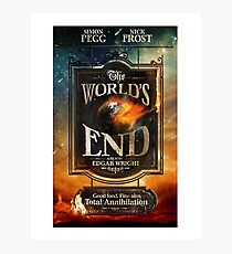 Worlds end Photographic Print