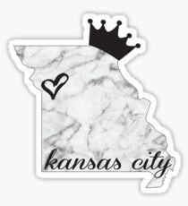 Kansas City Marble Crown Design Sticker
