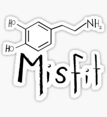 Dopamine Misfit Sticker