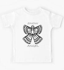 Snow Angel / Black and White Kids Tee