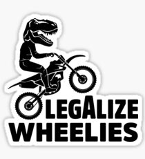 Legalize Wheelies Sticker