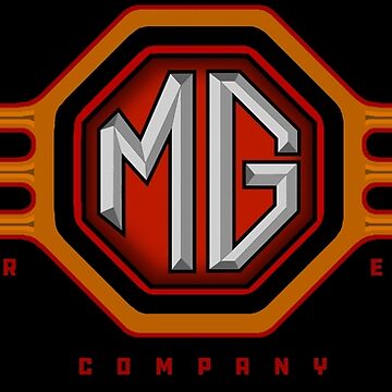 MG Cars England Bumper Sticker - 5 Inch Vinyl Decal For Cars & Windows