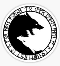 Viking wolf Sticker