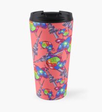 Rainbow Skywhale says YES Travel Mug