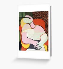 Le Rêve ( "The Dream")- Pablo Picasso Greeting Card