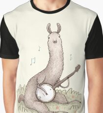 Banjo Lama Grafik T-Shirt