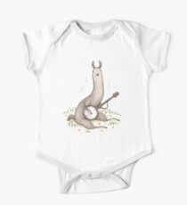 Banjo Llama Short Sleeve Baby One-Piece