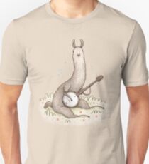 Banjo Llama Unisex T-Shirt