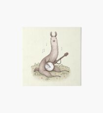 Banjo Llama Art Board