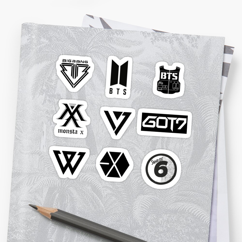  KPOP  Boy Group Sticker  Sheet Sticker  by KpopInfiresMe 