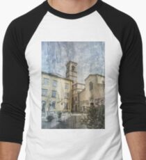 Abstract Lucca Scene Men's Baseball ¾ T-Shirt