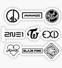 Kpop Logo Stickers | Redbubble