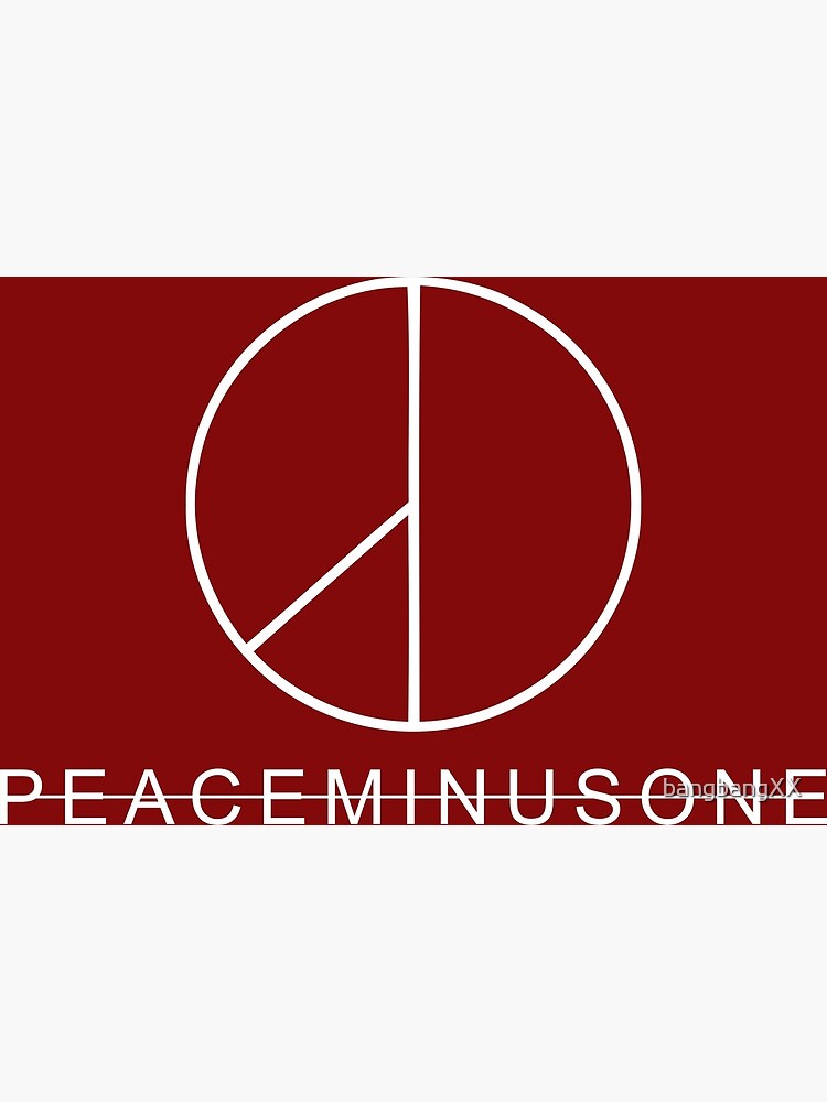peaceminusone red