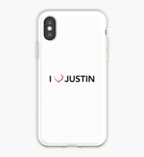 I <3 JUSTIN - FAN TEE iPhone Case