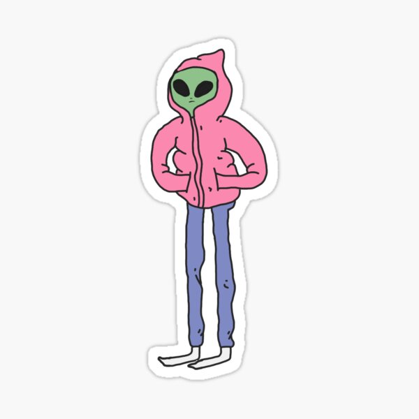 Weed Alien Stickers | Redbubble