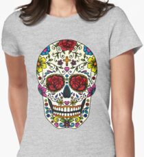 Sugar Skull Women's Fitted T-Shirt