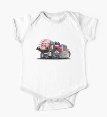 Cartoon Mixer Truck One Piece - Short Sleeve