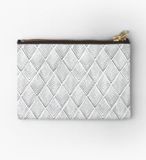 Treeometric - monochrome ink Zipper Pouch
