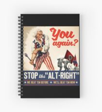 Antifa | Stop the Alt Right | Anti Trump Spiral Notebook