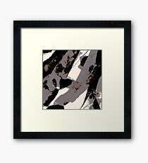 Organic No.1 Abstract #muted #redbubble #artprints #fineart Framed Print