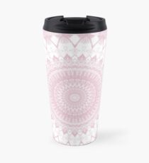 Boho Pink Mandala Travel Mug