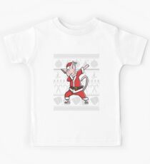 Tupfen von Sphynx Cat Hässliche Weihnachtsstrickjacke-Grafik Kinder T-Shirt