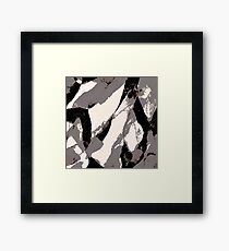 Organic No.3 Abstract #muted #redbubble #artprints #fineart Framed Print