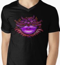 Lippenpflege - Pink Kiss T-Shirt mit V-Ausschnitt für Männer