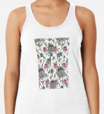 Blumen auf Blumen Racerback Tank Top