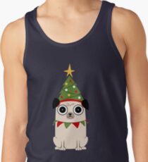 Camisetas de tirantes para hombre Es Navidad por el amor de Pug