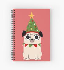 Es ist Weihnachten um Pug willen Spiralblock