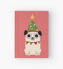 It's Christmas for Pug's sake Hardcover Journal