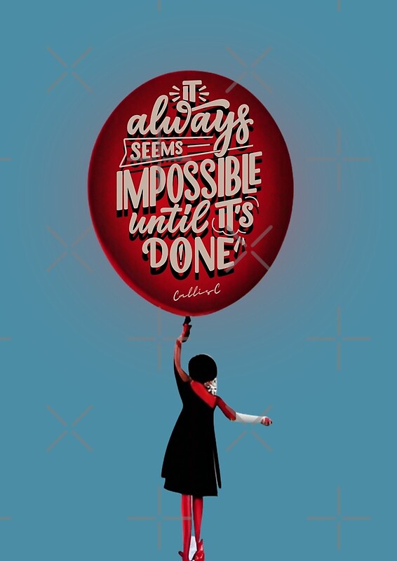" Girl with red balloon motivation design by CallisC " by CalliopeCr