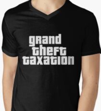 Grand Theft Taxation Men's V-Neck T-Shirt