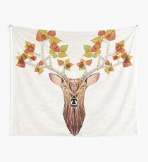 deer autumn Wall Tapestry