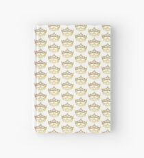 Queen of Hearts gold crown tiara by Kristie Hubler Hardcover Journal