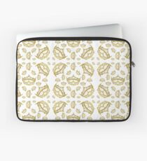 Queen of Hearts gold crown tiara tossed about by Kristie Hubler Laptop Sleeve
