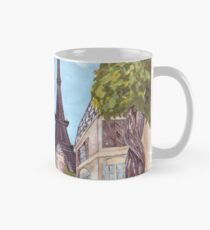 Paris Eiffel Tower inspired impressionist landscape by Kristie Hubler Mug