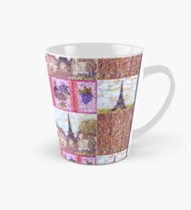 Paris Inspired Pointillism Grapes Wine Wood by Kristie Hubler Tall Mug