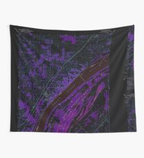 USGS TOPO Map Illinois IL Olmsted 308369 1967 24000 Inverted Wall Tapestry