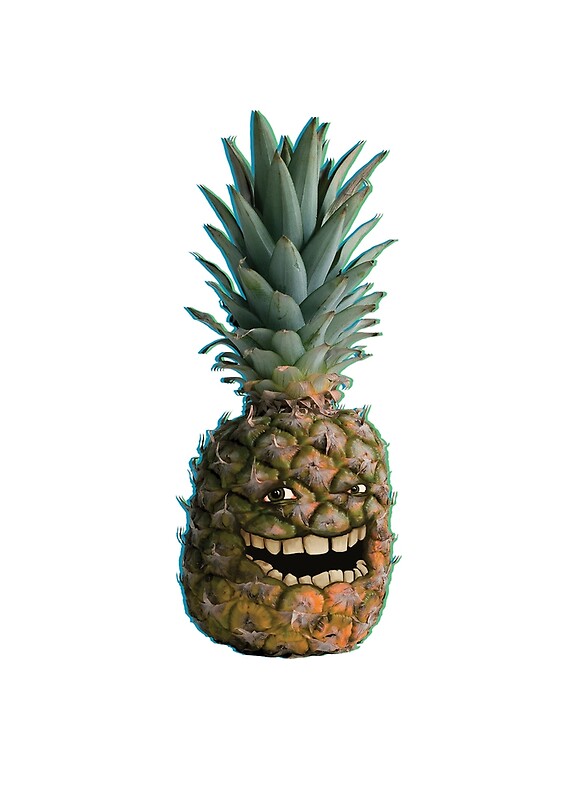 "Pineapple Man" by Colton MacAfee Redbubble