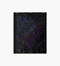 USGS TOPO Map Illinois IL Olmsted 20120808 TM Inverted Art Board
