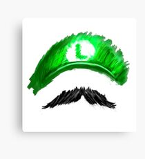 LUIGI Mustachio! Canvas Print