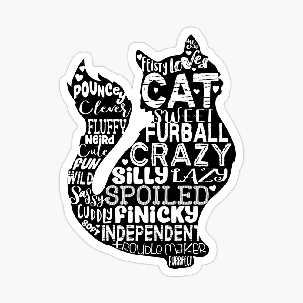 Word Wall Art Cloud Personalised Frame Tigger Print Gift