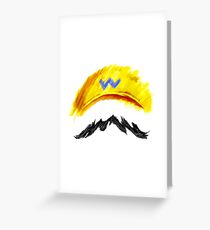 Minimalist Wario Greeting Card